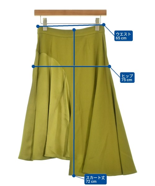 ROCHAS（ロシャス）ロング・マキシ丈スカート 緑 サイズ:38(S位) レディース/2200677113050