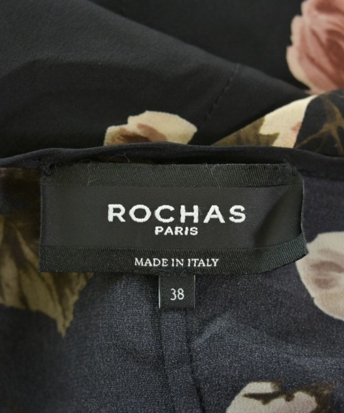 ROCHAS（ロシャス）ワンピース 黒 サイズ:38(S位) レディース/2200693991090