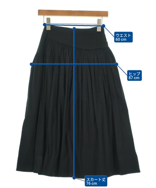 ROCHAS（ロシャス）ロング・マキシ丈スカート 黒 サイズ:38(S位) レディース/2200694608027