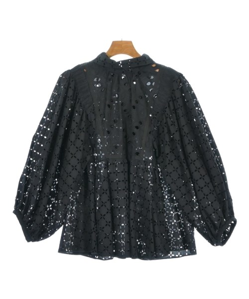 ROCHAS(ロシャス)ブラウス 黒 サイズ:40(M位)/2200698488083