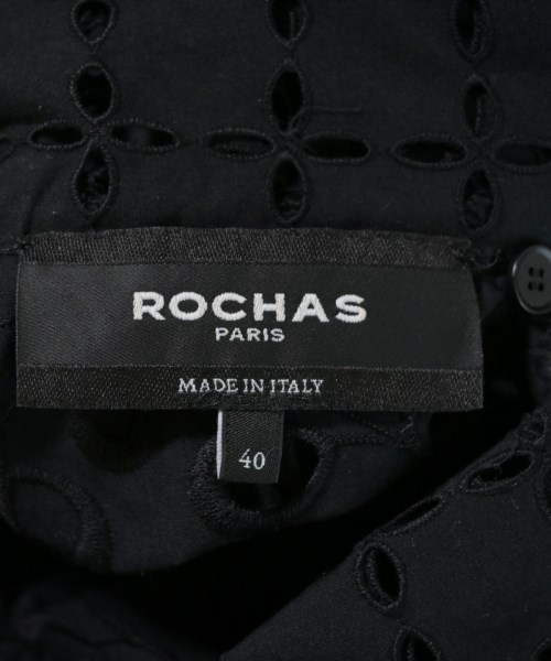 ROCHAS（ロシャス）ブラウス 黒 サイズ:40(M位) レディース/2200698488083
