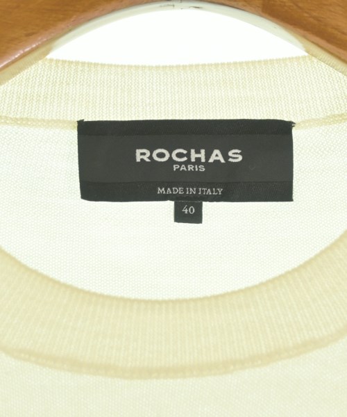 ROCHAS（ロシャス）ニット・セーター 白 サイズ:40(M位) レディース/2200658257377