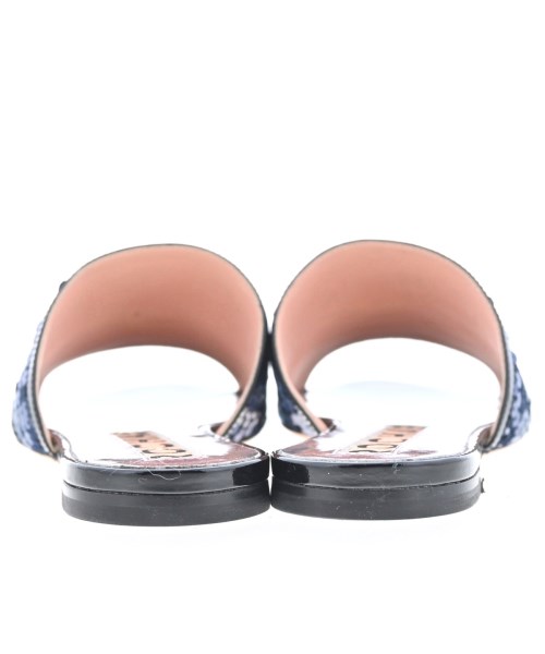 ROCHAS（ロシャス）サンダル 黒 サイズ:36(22.5cm位) レディース/2200708541074