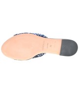 ROCHAS（ロシャス）サンダル 黒 サイズ:36(22.5cm位) レディース/2200708541074