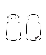 ROCHAS（ロシャス）ベスト/ノースリーブ 青 サイズ:34(XXS位) レディース/2200728804098