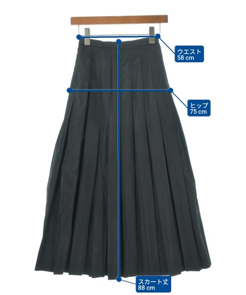 ROCHAS（ロシャス）ロング・マキシ丈スカート 黒 サイズ:36(XS位) レディース/2200718703103