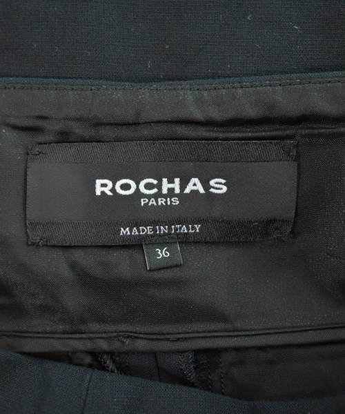 ROCHAS（ロシャス）ショートパンツ 黒 サイズ:36(XS位) レディース/2200718703134
