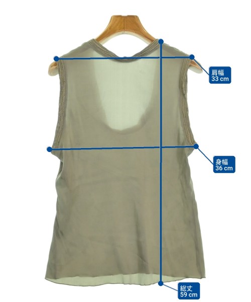 ROCHAS（ロシャス）ブラウス グレー サイズ:38(S位) レディース/2200722377031