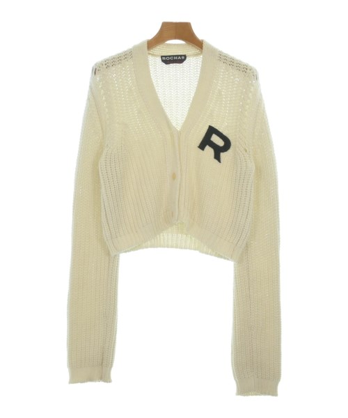 ROCHAS(ロシャス)カーディガン 白 サイズ:40(M位)/2200683845013