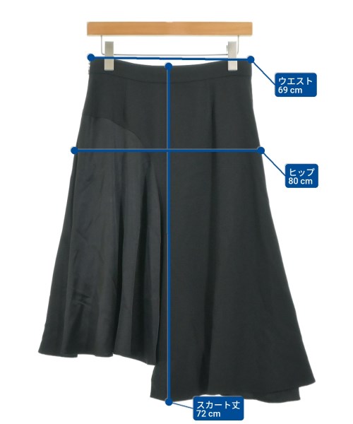 ROCHAS（ロシャス）ロング・マキシ丈スカート 黒 サイズ:38(S位) レディース/2200682145053