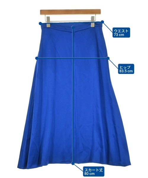 ROCHAS（ロシャス）ロング・マキシ丈スカート 青 サイズ:42(M位) レディース/2200690668049