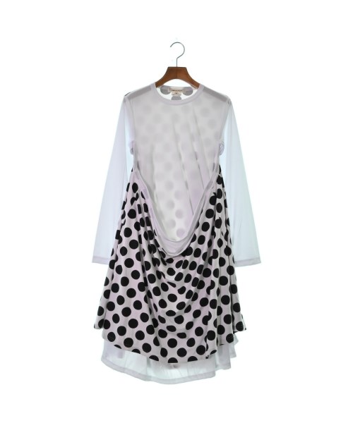 COMME des GARCONS(コムデギャルソン)ワンピース 白 サイズ:S