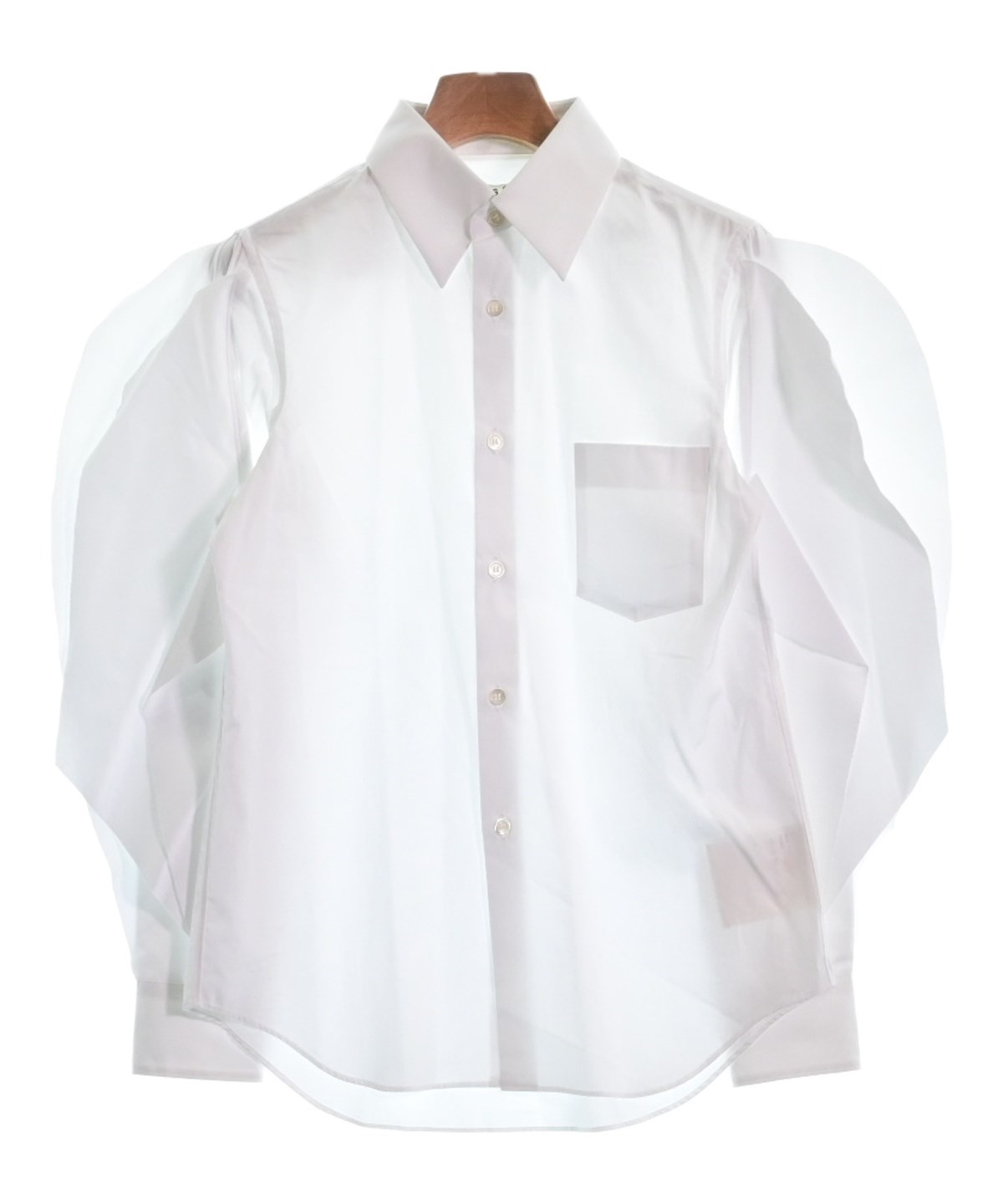 COMME des GARCONS（コムデギャルソン）カジュアルシャツ 白 サイズ:S