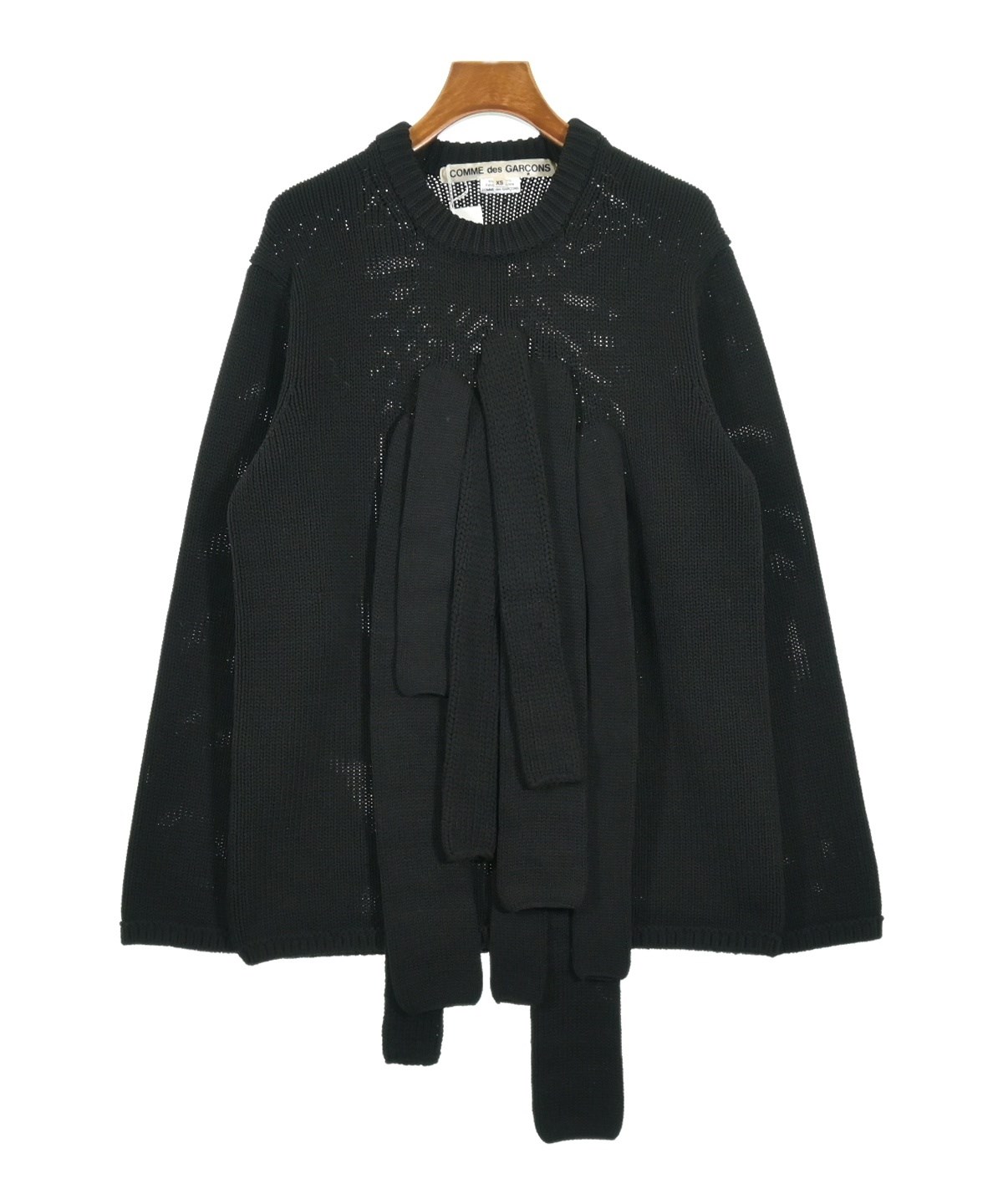 COMME des GARCONS（コムデギャルソン）ニット・セーター 黒 サイズ:XS
