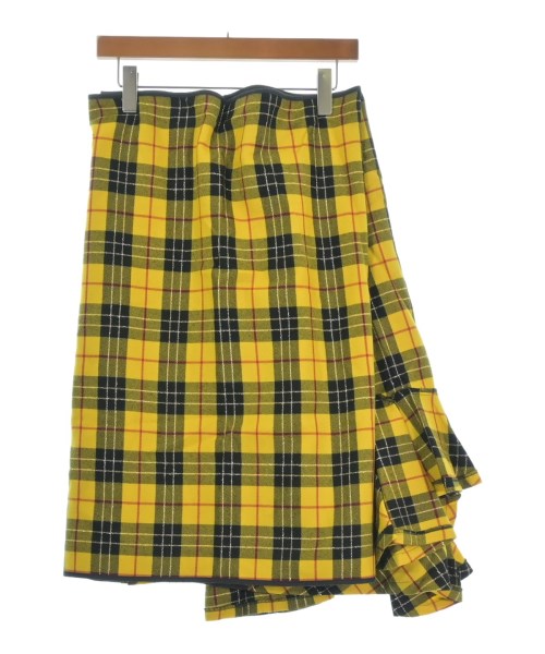 COMME des GARCONS（コムデギャルソン）ロング・マキシ丈スカート 黄 サイズ:S レディース/2200448343020