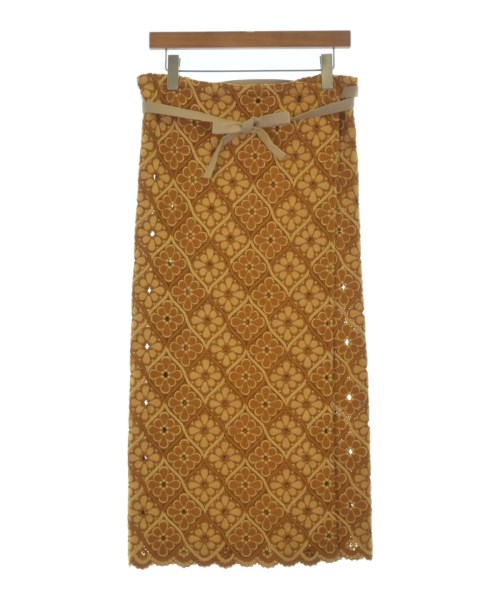 COMME des GARCONS(コムデギャルソン)ロング・マキシ丈スカート 黄 サイズ:S/2200455945101