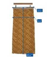 COMME des GARCONS（コムデギャルソン）ロング・マキシ丈スカート 黄 サイズ:S レディース/2200455945101