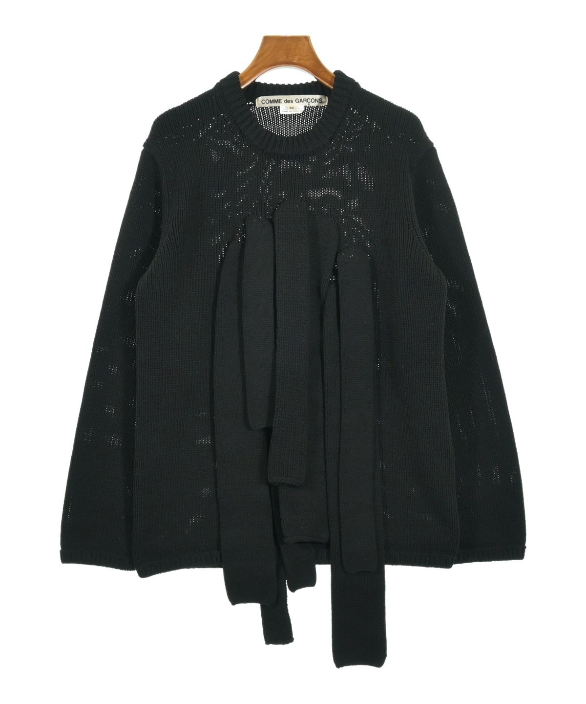 COMME des GARCONS（コムデギャルソン）ニット・セーター 黒 サイズ:XS