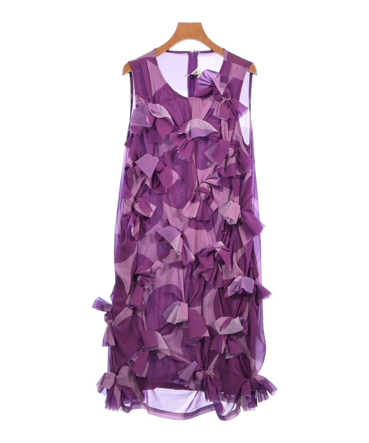 コムデギャルソンコムデギャルソン　パープル　ブラウス　xs コムデギャルソンコムデギャルソン パープル ブラウス xs