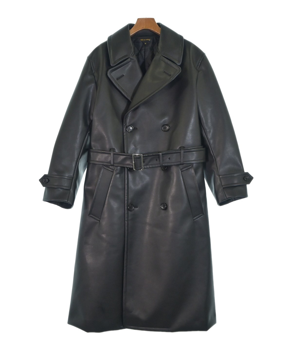 COMME des GARCONS（コムデギャルソン）トレンチコート 黒 サイズ:M