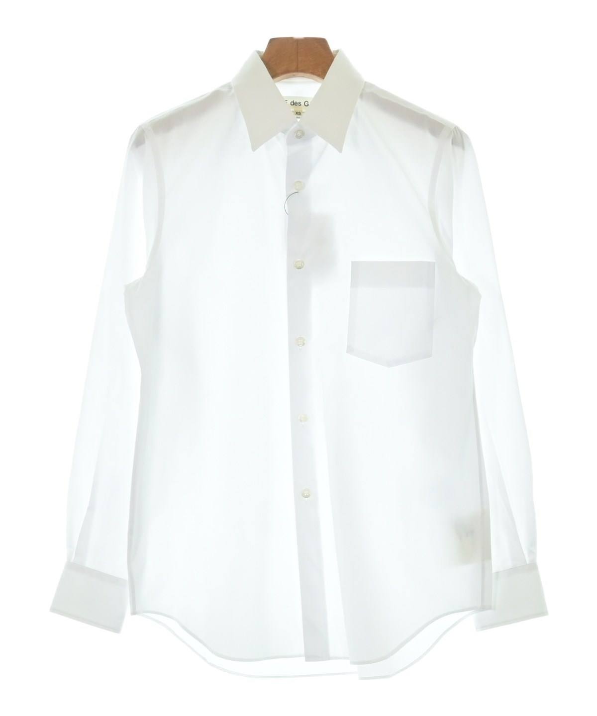 COMME des GARCONS（コムデギャルソン）ブラウス 白 サイズ:XS