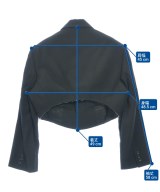 COMME des GARCONS（コムデギャルソン）テーラードジャケット 黒 サイズ:XS レディース/2200635053022
