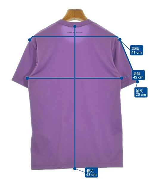 COMME des GARCONS（コムデギャルソン）Tシャツ・カットソー 紫 サイズ:S レディース/2200635222039