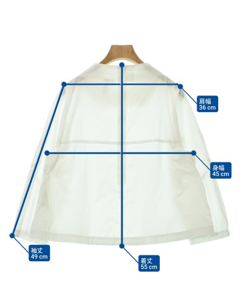 COMME des GARCONS（コムデギャルソン）カジュアルシャツ 白 サイズ:XS レディース/2200620628181