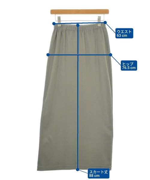 COMME des GARCONS（コムデギャルソン）ロング・マキシ丈スカート グレー サイズ:-(M位) レディース/2200620628228