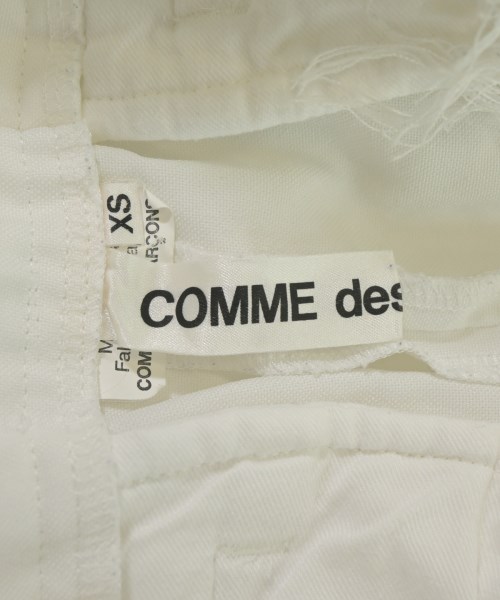 COMME des GARCONS（コムデギャルソン）オールインワン/サロペット 白 サイズ:XS レディース/2200623320082
