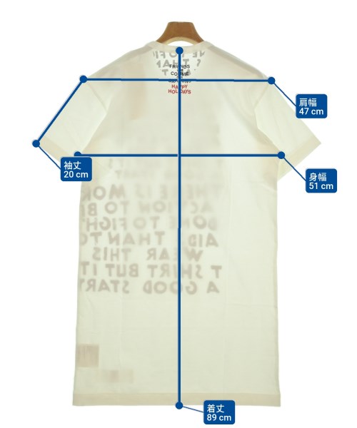 COMME des GARCONS（コムデギャルソン）Tシャツ・カットソー 白 サイズ:L メンズ/2200609208830