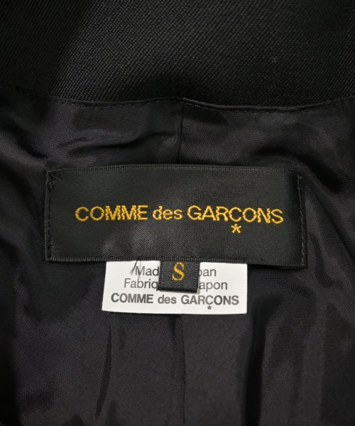COMME des GARCONS（コムデギャルソン）ノーカラージャケット 黒 サイズ:S レディース/2200622014012