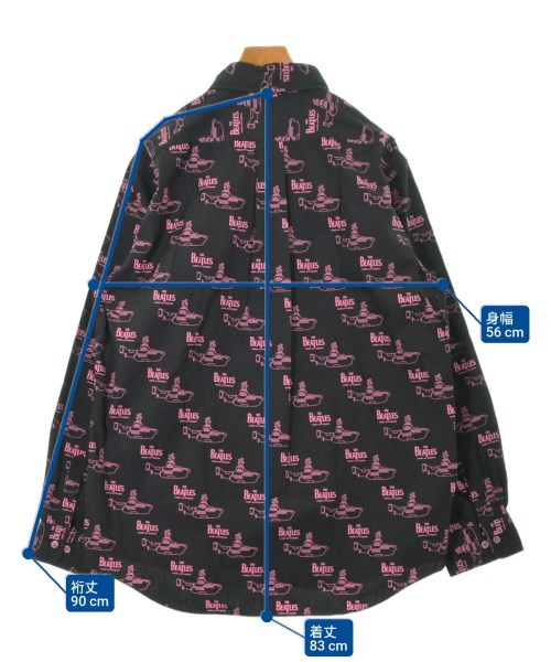 COMME des GARCONS（コムデギャルソン）カジュアルシャツ 黒 サイズ:XXL メンズ/2200638874075