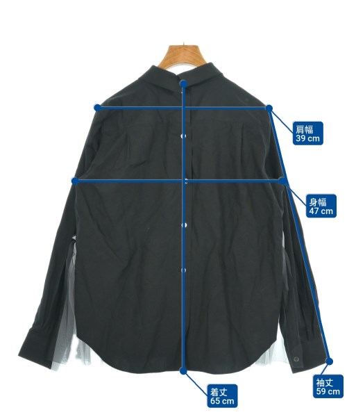 COMME des GARCONS（コムデギャルソン）ブラウス 黒 サイズ:S レディース/2200640275013