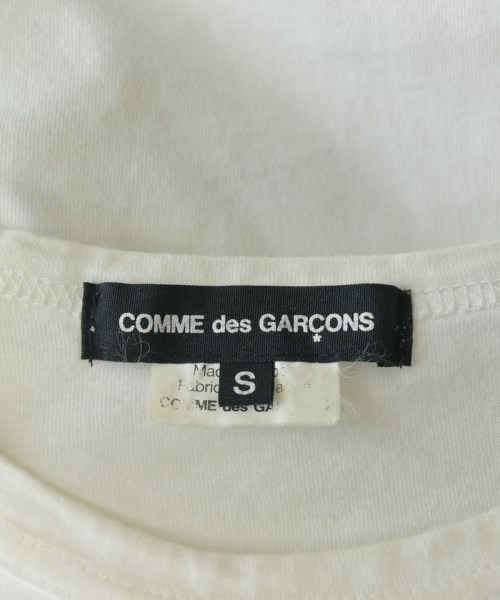 COMME des GARCONS（コムデギャルソン）Tシャツ・カットソー 白 サイズ:S レディース/2200640430030
