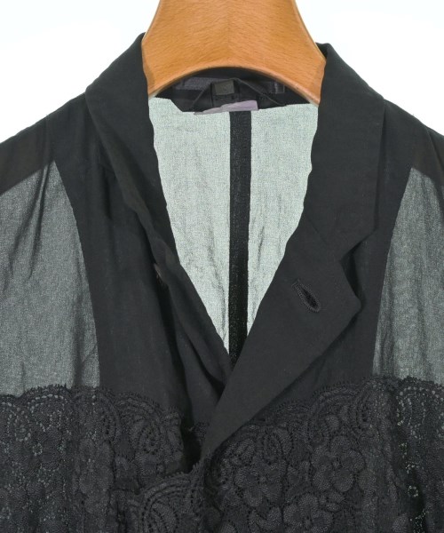 COMME des GARCONS（コムデギャルソン）カジュアルジャケット 黒 サイズ:S レディース/2200624886457