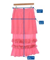 COMME des GARCONS（コムデギャルソン）ロング・マキシ丈スカート ピンク サイズ:S レディース/2200640696382