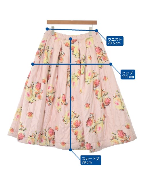 COMME des GARCONS（コムデギャルソン）ロング・マキシ丈スカート ピンク サイズ:-(M位) レディース/2200640741112