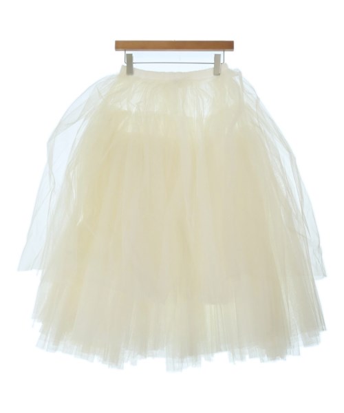 COMME des GARCONS（コムデギャルソン）ロング・マキシ丈スカート 白 サイズ:XS レディース/2200640741174