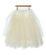 COMME des GARCONS（コムデギャルソン）ロング・マキシ丈スカート 白 サイズ:XS レディース/2200640741174