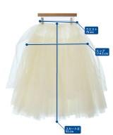 COMME des GARCONS（コムデギャルソン）ロング・マキシ丈スカート 白 サイズ:XS レディース/2200640741174