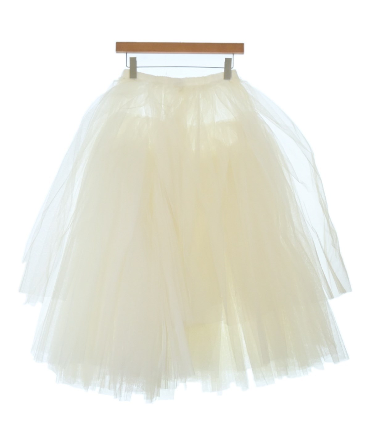 COMME des GARCONS（コムデギャルソン）ロング・マキシ丈スカート 白