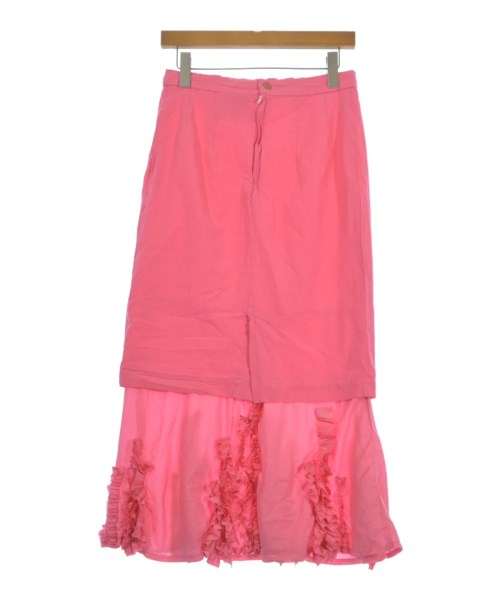 COMME des GARCONS（コムデギャルソン）ロング・マキシ丈スカート ピンク サイズ:S レディース/2200628405036