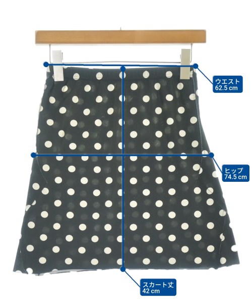 COMME des GARCONS（コムデギャルソン）ミニスカート 黒 サイズ:S レディース/2200628405098