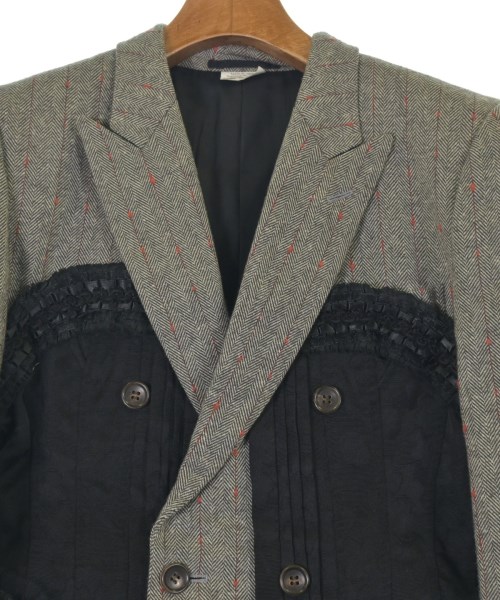 COMME des GARCONS（コムデギャルソン）テーラードジャケット グレー サイズ:S レディース/2200630750032