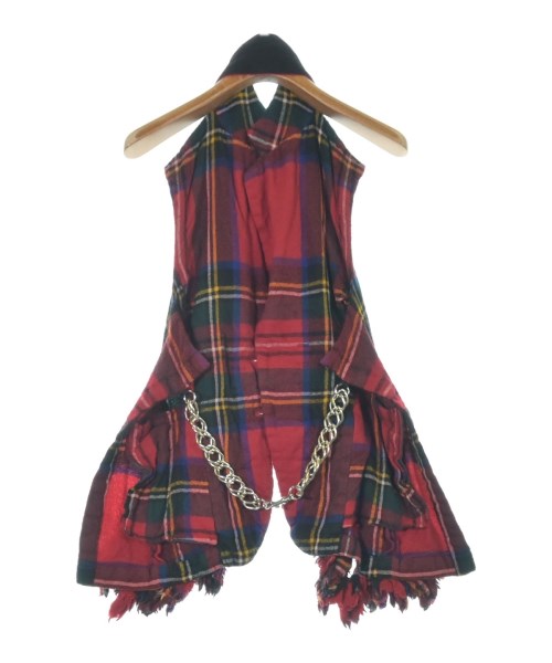 COMME des GARCONS（コムデギャルソン）ベスト 赤 サイズ:-(L位) レディース/2200630750049