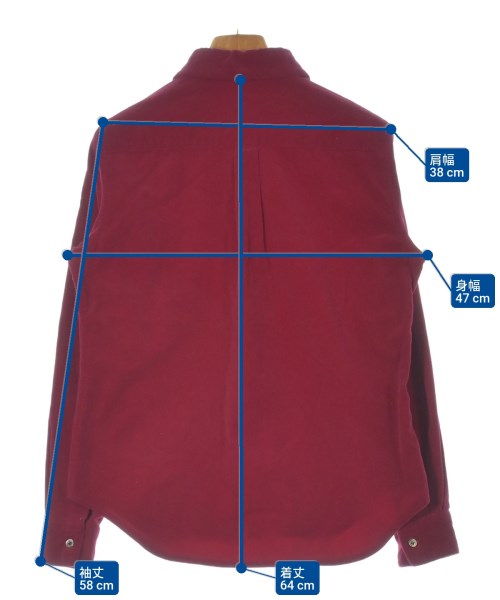 COMME des GARCONS（コムデギャルソン）カジュアルシャツ 赤 サイズ:-(M位) レディース/2200630750179