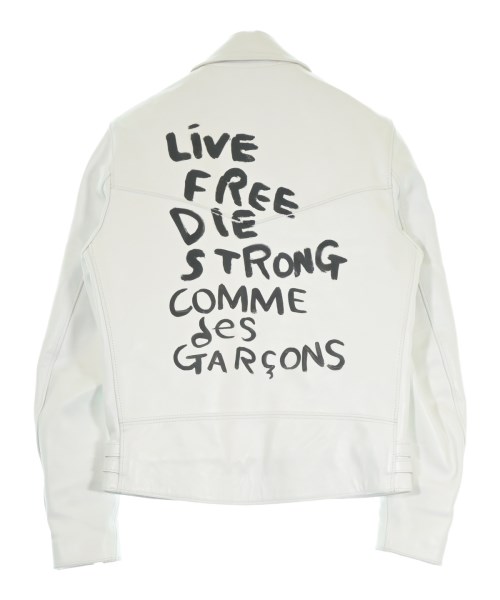 COMME des GARCONS（コムデギャルソン）ライダース 白 サイズ:38(M位) メンズ/2200643747050