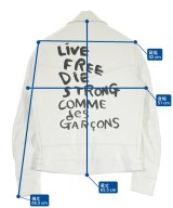 COMME des GARCONS（コムデギャルソン）ライダース 白 サイズ:38(M位) メンズ/2200643747050