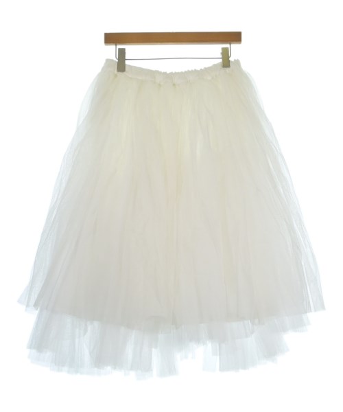 COMME des GARCONS（コムデギャルソン）ロング・マキシ丈スカート 白 サイズ:M レディース/2200643690059